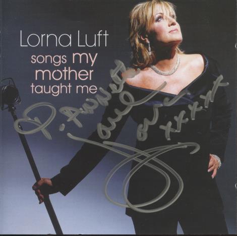 Lorna Luft: Songs My Mother Taught Me Signed