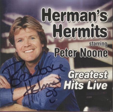 Herman's Hermit Starring Peter Noone: Greatest Hits Live Signed ...