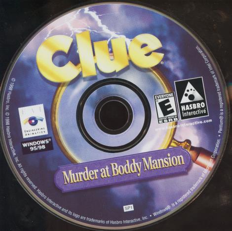 Clue: Murder At Boddy Mansion Soundtrack w/ No Artwork