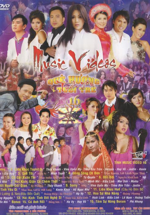 Que Huong, Tinh Yeu & Tuoi Tre: Music Videos & Live Show 16 2-Disc Set