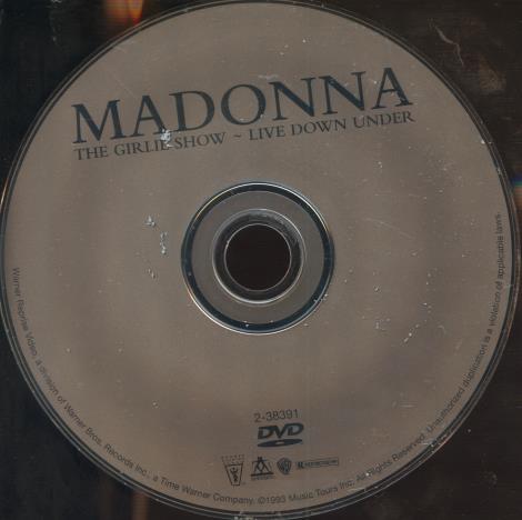 Madonna: The Girlie Show: Live Down Under w/ No Artwork