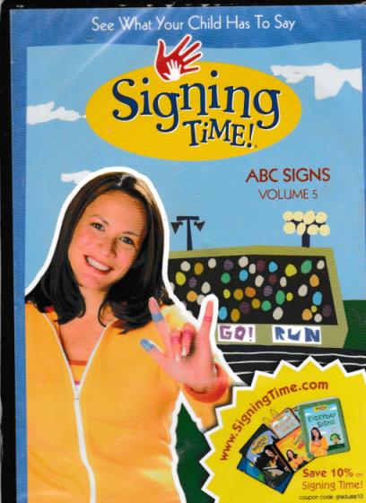 Signing Time!: ABC Signs Vol. 5