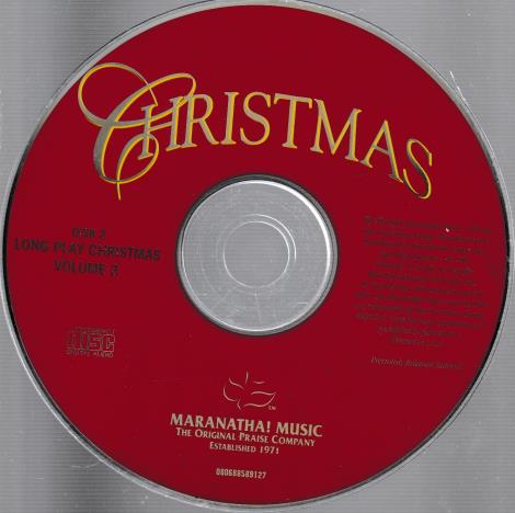 Long Play Christmas Volume 2 Red Disk w/ No Artwork