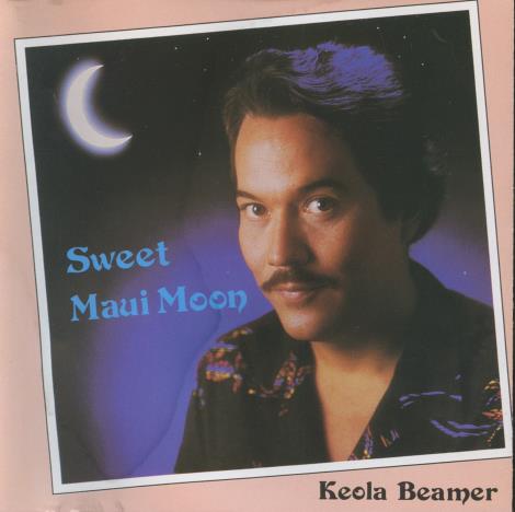 Keola Beamer: Sweet Maui Moon w/ Water Damaged Artwork