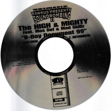 The High & Mighty: B-Boy Document 99