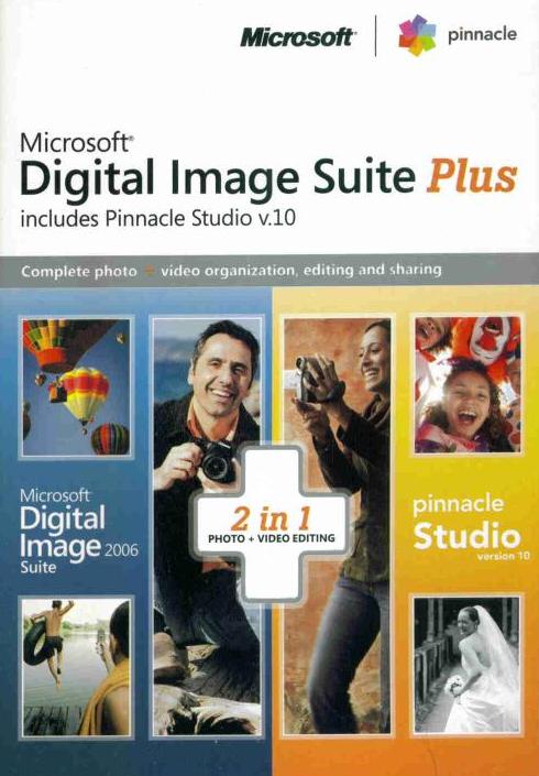 Microsoft Digital Image Suite 2006 Plus Pinnacle Studio 10