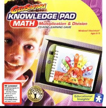 GeoSafari Knowledge Pad: Math: Multiplication & Division