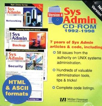 Sys Admin CD-ROM 4 1992-1998